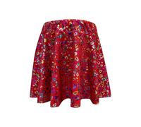Robe NoëL Fille,Jupe à paillettes tendance pour filles, idéale pour un usage quotidien, une performance ou une soirée. Demi-jupe élégante, parfaite pour les t-shirts et les hauts. (Red, 13-16Years)