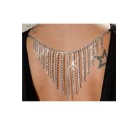 Robe Noire Dos Nu & Strass CR3216