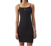 Robe Noire Femme Calvin Klein Jeans Slub Texturée XL