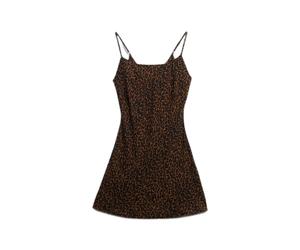 Robe nuisette courte asymÃ©trique femme Superdry Beige M