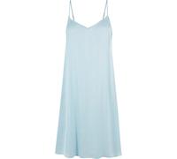 Robe nuisette en satin de viscose femme Urban Classics Bleu S