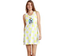 Robe nuisette femme Admas Polka Dots Disney Jaune L