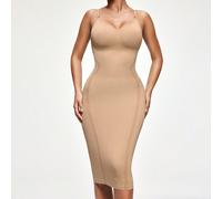 Robe-nuisette gainante sans couture avec bretelles réglables - Contrôle du ventre et de la taille L,M,S,XL,XXLUnicoloreTissu tricoté
