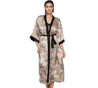 Robe nuisette manches longues femme Selmark Malitzia Beige M