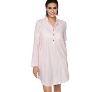 Robe nuisette manches longues femme Selmark P105 Oxford Rose M