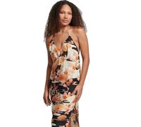 Superdry Vintage Midi Halter Slip Sleeveless Dress Multicolore XL Femme