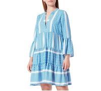 Robe Only - 15257594 - ONLELLA 3/4 V-Neck Dress WVN Robe, Campanula/AOP : Athena, M Femme M