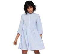 Only Ditte Life Woven 3/4 Sleeve Short Dress Bleu 38 Femme