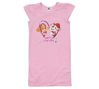Robe Pat' Patrouille pour fille - Pretty Pawsome - Jupe à manches courtes - Rose, Rose, 98 cm-104 cm
