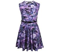 Robe Patineuse Fille Imprimé Floral Camouflage Été Fête Âge 7-13 Ans