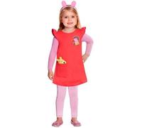 amscan 9905929 Déguisements Robe Rouge Peppa Pig pour Enfants Filles 2-3 Années