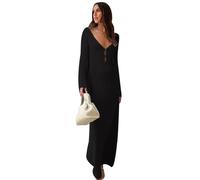 Robe Plage Femme Longue Crochet Robe de Plage Femme Longue Maille Cache Maillot de Bain Cover Up Femme Beach Dress Cache-Maillot Bikini Swimsuit Cover Up Tricot Beachwear Femme Swimwear Cover Ups M
