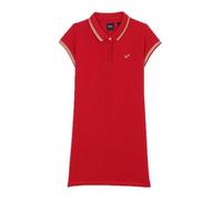 Robe polo fille - KAPORAL - Fado - Manches courtes - Rouge 16 ans