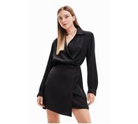Robe portefeuille courte croisée femme Desigual L