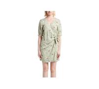 Robe portefeuille courte manches courtes ELVIRE Beige 34