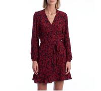 Zadig & Voltaire Robe Portefeuille Courte pour Femme WKCP0424F