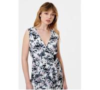 Robe portefeuille fleurie femme Azia S