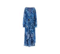 Robe portefeuille longue femme Guess Nuovo Bahia Bleu S