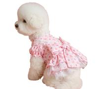 Robe pour Chien | Accessoires réglables et Mignons pour Animaux | Robe d'été pour Petite Chienne | pour Promenade Quotidienne Anniversaire Séance Photo Printemps Été