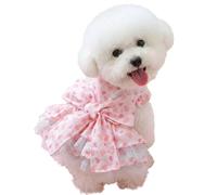 Robe pour Chien,Accessoires réglables et Mignons pour Animaux | Robe d'été pour Petite Chienne - pour Promenade Quotidienne Anniversaire Séance Photo Printemps Été