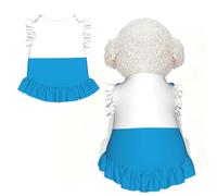 Robe pour chien avec motif drapeau bavarois - Vêtement d'été pour petit chiot et chat