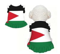 Robe pour chien avec motif drapeau jordanien - Vêtement d'été pour petit chiot et chat