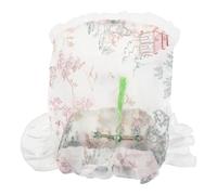 Robe pour Chien de Style Chinois sans Manches, Taille L 3,5 à 4,5 Kg | Polyester Léger, Décorations à Boutons Noués, pour Chats et Petits Chiens, Fêtes du Nouvel An