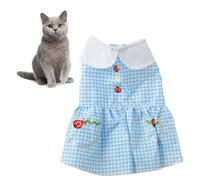 Robe pour Chien pour Petits Chiens et Chats, Douce, Respirante, légère, Tendance, vêtements Mignons pour Chat, vêtements pour Animaux de Compagnie, Chiot, Chihuahua, Yorkie, Mini (L)