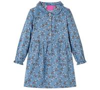 Robe Pour Enfants À Manches Longues Bleu Essence 104