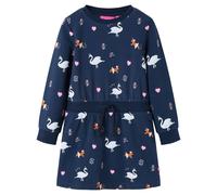 Robe Pour Enfants À Manches Longues Bleu Marine 128
