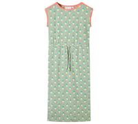 Robe pour Enfants Vêtement à Manches Courtes Cordon de Serrage Vieille Menthe vi