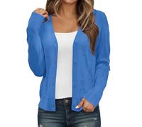Robe pour femme, avec manches 3/4 courtes ouvertes sur le devant, pour un usage par temps froid/décontracté, avec détails de design, y compris manches habillées ouvertes sur le devant, bouton court