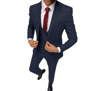 Robe Pour Hommes 3 Pièces Couleur Unie D'affaires Blazer Pantalon Gilet Élégant Smoking Formelle De Mariage Complet Pour Hommes Dîner Casual Costumes De Travail D'affaires Cérémonie Slim Fit Robe De
