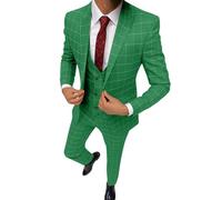 Robe Pour Hommes 3 Pièces Couleur Unie D'affaires Blazer Pantalon Gilet Élégant Smoking Formelle De Mariage Complet Pour Hommes Dîner Casual Costumes De Travail D'affaires Cérémonie Slim Fit Robe De