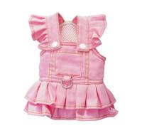 Robe pour petit chien et chat pour promenades en plein air, tenue générale pour animaux de compagnie, pull en polyester doux, idéal pour chiot, chaton, en rose gelé, jaune, bleu, vêtements tendance