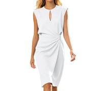 Robe pour Un Mariage Plage Trapeze Tendance 20 Décolleté Devant Boutonnée Moutarde Cotelé Maison Encolure Theme Crochet 1m80 Demoiselles Double Culot Hippy Doublée