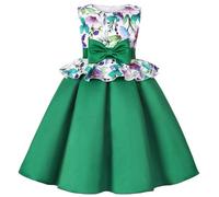 Robe Princesse Enfant Robes Enfant Fille Bals Chic Et Elegant Dress De Photographie Mariage Dentelle Plissée Tenue De Soirée en Tulle Fluide Vêtement pour Ceremonie Demoiselle d'honneur