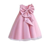 Robe Princesse Fille Ceremonie Ete Robes Bapteme de Communion d'anniversaire du Soir Communion Anniversaire Robe de Fête Mariage Longue Robes Filles Chic et Elegant Dress Pas Cher 4-9 ans