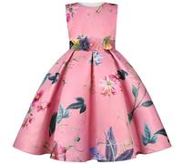 Robe Princesse Fille Ceremonie Ete Robes Bapteme de Communion d'anniversaire du Soir Communion Anniversaire Robe de Fête Mariage Longue Robes Filles Chic et Elegant Dress Pas Cher 3-12 ans