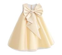 Robe Princesse Fille Ceremonie Ete Robes Bapteme de Communion d'anniversaire du Soir Communion Anniversaire Robe de Fête Mariage Longue Robes Filles Chic et Elegant Dress Pas Cher 4-9 ans