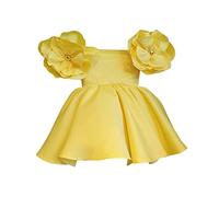 Robe Princesse Fille sans Manches Enfant Ete Robes Bapteme de Communion d'anniversaire du Soir Communion Anniversaire Robe de Fête Ceremonie Mariage Robes Filles Chic et Elegant Dress 1-7 ans