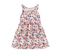 Robe Princesse Fille té Longue SoiréE Fleurie Bohème de en Tulle Couches Robes Dentelle Salut-Bas Dos Creux Simple Classique Décontractée