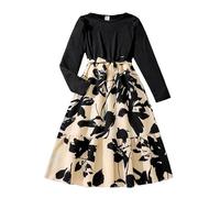 Robe Princesse pour Filles De Mariage Maille TrapèZe Robes Couleur Unie SoiréE Brillant Galaxy Doux Confortable Tenue Communion Enfant BéBé