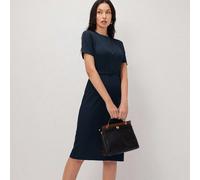 Robe pull ajustée col rond style vintage décontracté élégant français business travail Fête des enseignants campagne ample rendez-vous quotidien été automne bleu marine L,M,S,XL,XS,XXL,XXS,XXXL,XXXXLU