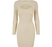 Urban Classics Cut Long Sleeve Dress Beige L Femme