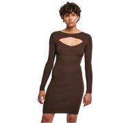 Robe pull découpée femme Urban Classics Marron M