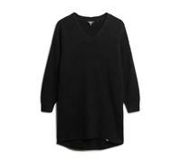 Robe pull en maille Ã col en V femme Superdry Noir S