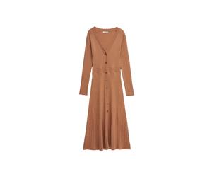 Robe pull en maille cÃŽtelÃ©e femme Salsa Jeans Marron XL