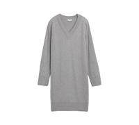 Robe pull en tricot Ã col en V femme Tom Tailor Gris 46