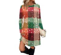 Robe Pull Femme Noel De Mariage Longue Soiree Noël Grande Taille Soirée Tenue Noire Sweat Invitée Bal Hiver Chemise Col Roulé Chic Et Elegant Robes Blanche Manche Réveillon Vêtements